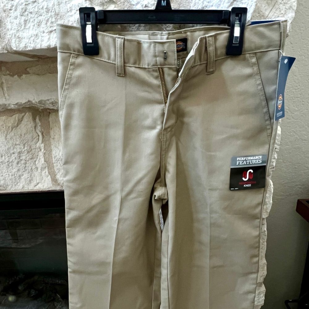 Boys Dickies’ Classic Fit Straight Leg Flat Front Pants - NEW